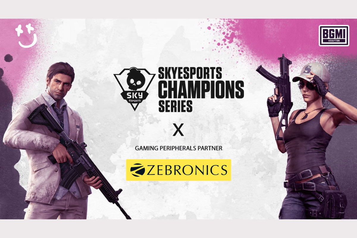 zebronics-unveiled-as-gaming-peripherals-partner-for-the-skyesports-champions-series,-an-inr-10,00,000-bgmi-esports-tournament